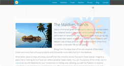 Desktop Screenshot of maldivestourism.net